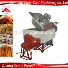 Double stiring system fried snack food automatic cooking machine